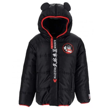 Disney Mickey Black Master gyerek bélelt kabát 3 - 8 év / 98 - 128 cm
