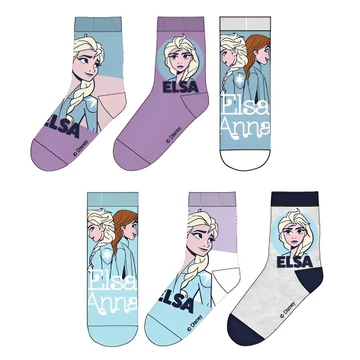 Disney Jégvarázs Elsa Anna gyerek zokni 23-34