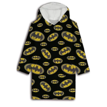 Batman Symbol belebújós plüss polár takaró, poncsó 7-14 év