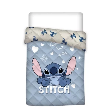 Disney Lilo és Stitch, A csillagkutya Cute steppelt ágytakaró, paplan 140x200cm
