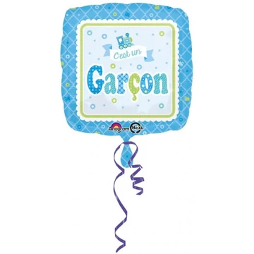 Welcome Baby Blue fólia lufi 43 cm
