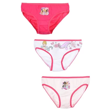 Disney Hercegnők Beauties gyerek fehérnemű, bugyi 3 darab/csomag 3 - 8 év / 98 - 128 cm