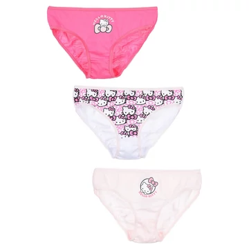 Hello Kitty Bows gyerek fehérnemű, bugyi 3 darab/csomag 3 - 6 év / 98 - 116 cm