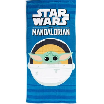 Star Wars Baby Yoda fürdőlepedő, strand törölköző 70x140cm