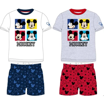 Disney Mickey Faces gyerek rövid pizsama 3 - 8 év / 98 - 128 cm
