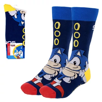 Sonic a sündisznó Ring felnőtt hosszú szárú zokni 35/41