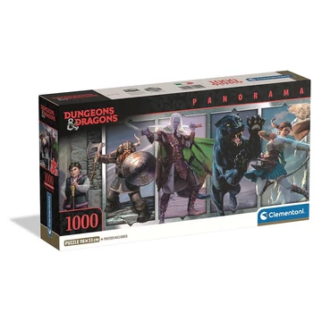 Dungeons &amp; Dragons Blades 1000 db-os panorama Compact puzzle Clementoni