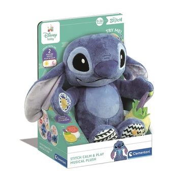Disney Lilo és Stitch, A csillagkutya interaktív plüss játék Calm &amp; Play Clementoni