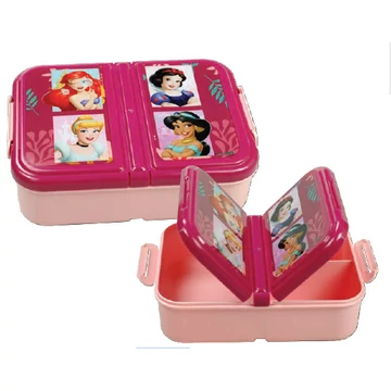 Disney Hercegnők Spring több rekeszes uzsonnás doboz, szendvicsdoboz