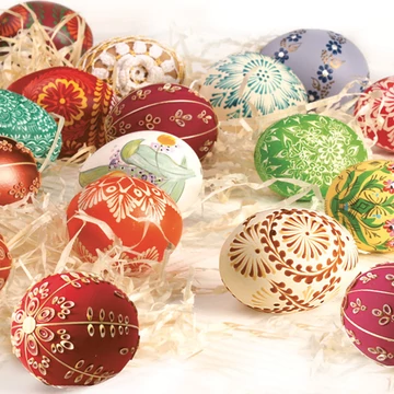 Húsvét Eggs &amp; Hay szalvéta 20 db-os 33x33 cm