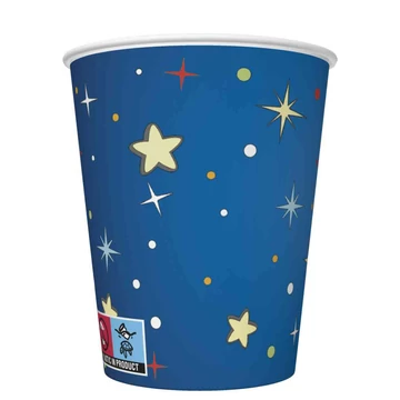 Űr Rockets&amp;Aliens papír pohár 8 db-os 250 ml