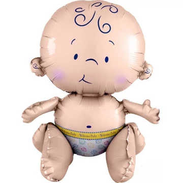 Baby Cute ülő fólia lufi 38 cm