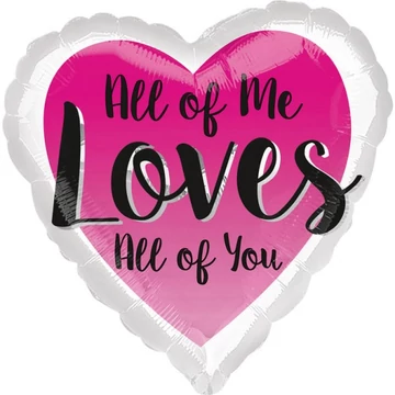 Love All of You fólia lufi 43 cm