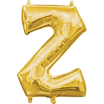 Arany Gold mini Z betű fólia lufi 33 cm