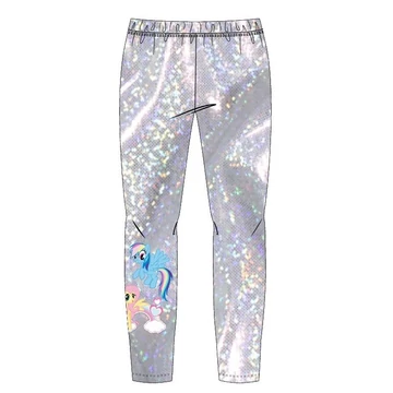 Én kicsi pónim Fluttershy hologrammos gyerek leggings 4 - 9 év / 104 - 134 cm