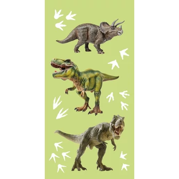 Dinoszaurusz Green fürdőlepedő, strand törölköző 70x140cm