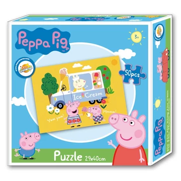 Peppa malac Ice Cream vendor puzzle 50 db-os
