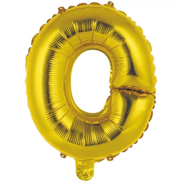 Arany Gold O betű fólia lufi 45 cm