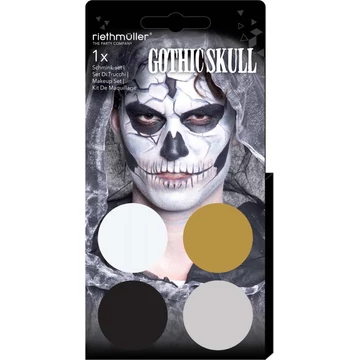 Gótikus Halloween arcfesték, smink szett