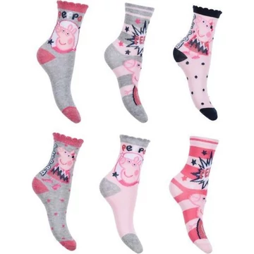 Peppa malac Sparkle Steps gyerek zokni  23-34