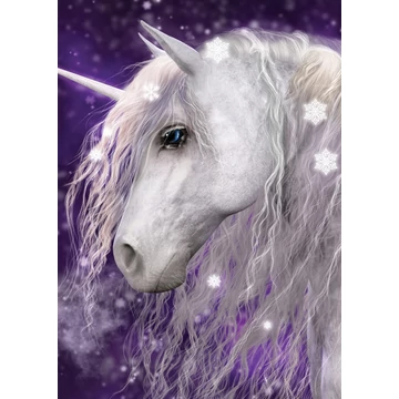 Unikornis Purple polár takaró 100x140cm