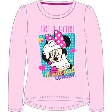 Disney Minnie Take a Picture gyerek hosszú póló, felső 9 év / 134 cm