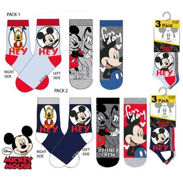 Disney Mickey Crew gyerek zokni 23-34