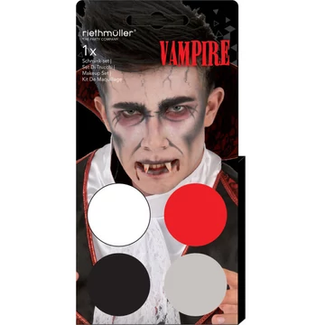 Vámpír Halloween arcfesték, smink szett