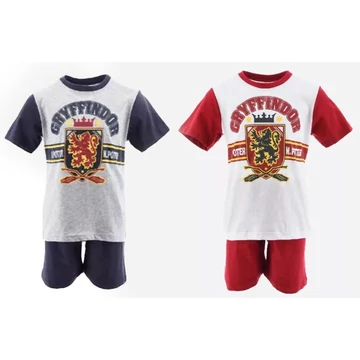 Harry Potter Gryffindor Quidditch gyerek rövid pizsama 6 - 12 év / 116 - 152 cm
