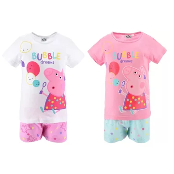 Peppa malac Bubble gyerek rövid pizsama 3 - 6 év / 98 - 116 cm