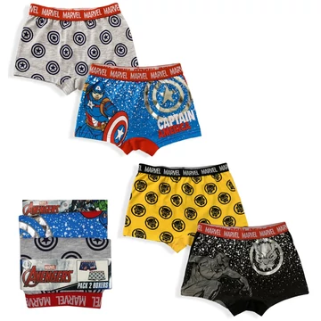 Bosszúállók Saver gyerek boxeralsó 2 darab/csomag 4 - 10 év / 104 - 140 cm