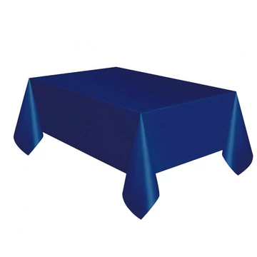 Kék Dark Blue műanyag asztalterítő 137x274 cm