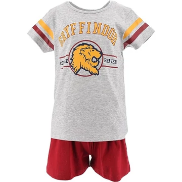 Harry Potter Gryffindor Grey gyerek rövid pizsama 6 év / 116 cm
