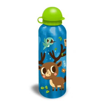 Állatos Into the Forest Blue alumínium kulacs ivókupakkal 500 ml