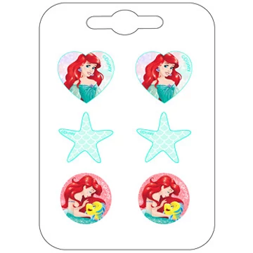Disney Hercegnők, Ariel Star fülbevaló szett 3 pár