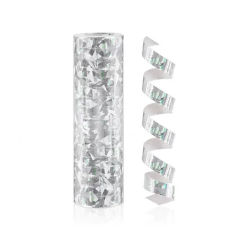 Ezüst Holographic szerpentin 4 m