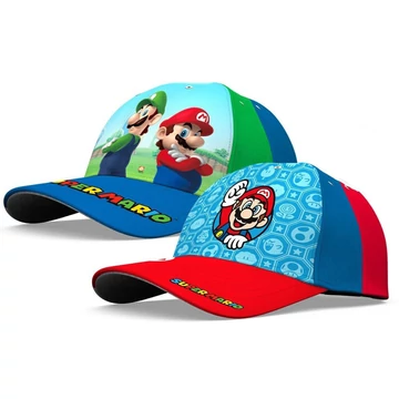 Super Mario &amp; Luigi gyerek baseball sapka 52-54 cm