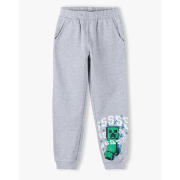 Minecraft Grey gyerek hosszú nadrág, jogging alsó 12 év / 152 cm