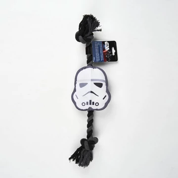 Star Wars Stormtrooper sípoló plüss és kötél kutyajáték