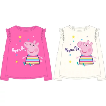 Peppa malac Striped gyerek hosszú póló, felső 2 - 6 év / 92 - 116 cm