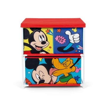 Disney Mickey Let&#039;s Move játéktároló állvány 3 rekeszes 53x30x60 cm