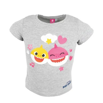 Baby Shark Fun Grey gyerek rövid póló, felső 6 év / 116 cm