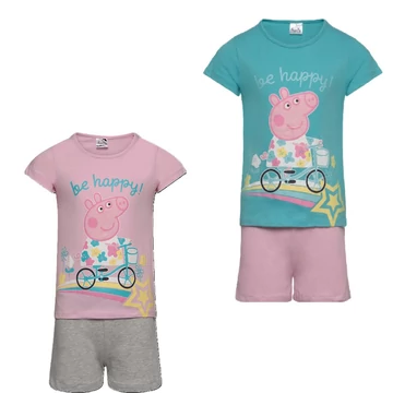 Peppa malac Bike gyerek rövid pizsama 3 - 6 év / 98 - 116 cm