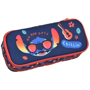 Disney Lilo és Stitch, A csillagkutya Chillin&#039; 2 rekeszes tolltartó 23,5 cm