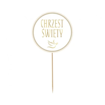Chrzest Święty torta dekoráció 14 cm