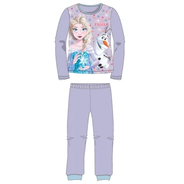 Disney Jégvarázs Elsa and Olaf Purple gyerek hosszú pizsama 8 év / 128 cm
