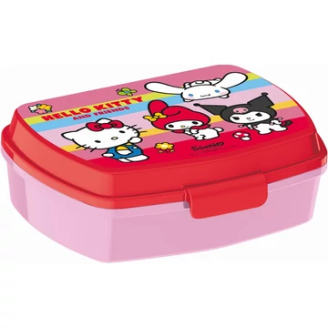 Hello Kitty and Friends funny műanyag szendvicsdoboz