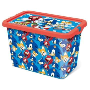 Sonic a sündisznó Friends műanyag tároló doboz 7 L