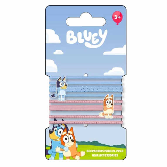 Bluey Happy Vibes hajgumi szett 8 db-os
