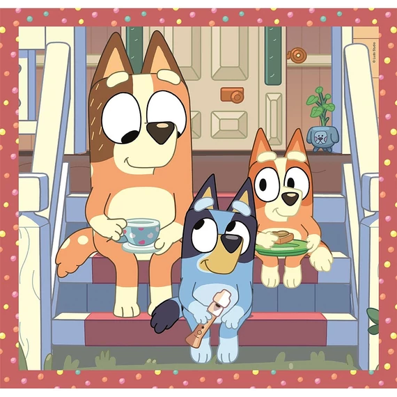Bluey Together 3x48 db-os puzzle Clementoni